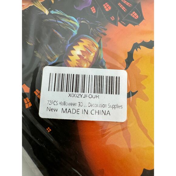 NWT 72 Pieces Halloween 3D Decoration Bat Supplies Party Haunted House - Picture 3 of 6